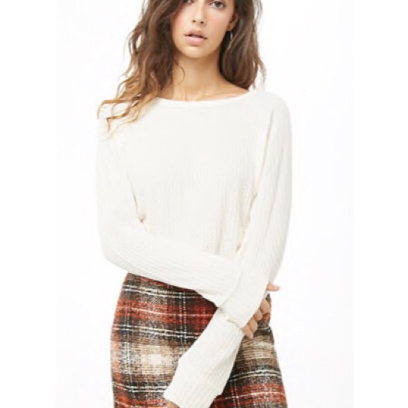 Forever 21 Sweaters - BOGOFREE! White Crochet Sweater